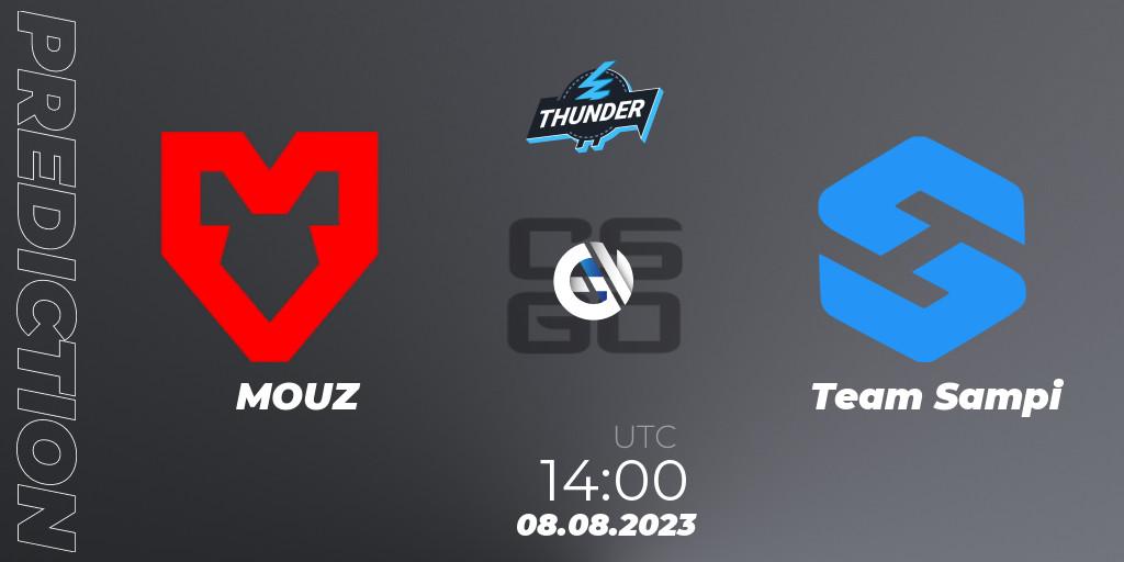 Pronóstico MOUZ - Team Sampi. 08.08.2023 at 15:40, Counter-Strike (CS2), Thunderpick World Championship 2023: European Qualifier #1