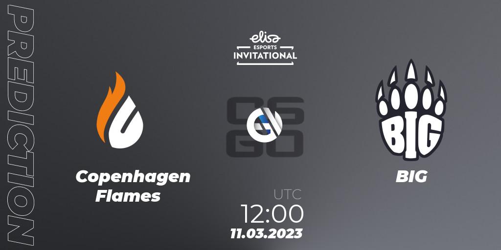 Pronóstico Copenhagen Flames - BIG. 11.03.23, CS2 (CS:GO), Elisa Invitational Winter 2023