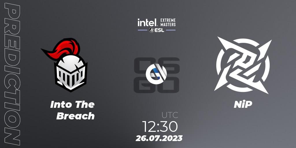 Pronóstico Into The Breach - NiP. 26.07.2023 at 12:30, Counter-Strike (CS2), IEM Cologne 2023 - Play-In