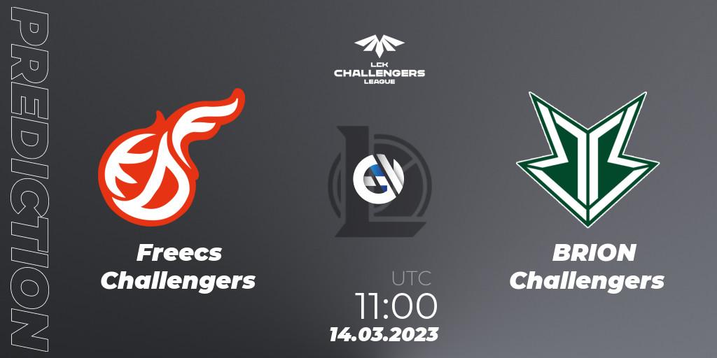 Pronóstico Freecs Challengers - BRION Challengers. 14.03.2023 at 11:00, LoL, LCK Challengers League 2023 Spring