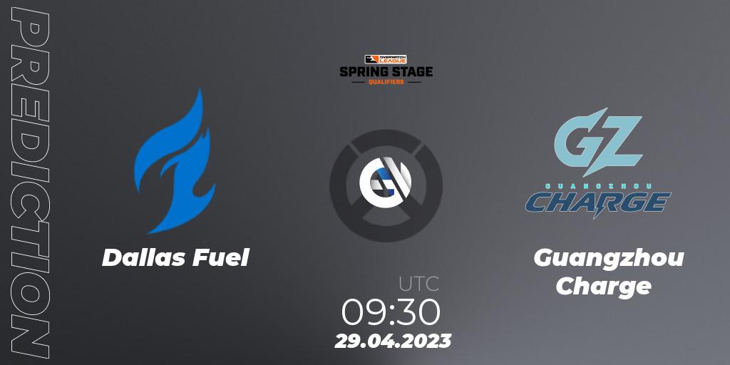 Pronóstico Dallas Fuel - Guangzhou Charge. 29.04.23, Overwatch, OWL Stage Qualifiers Spring 2023 West
