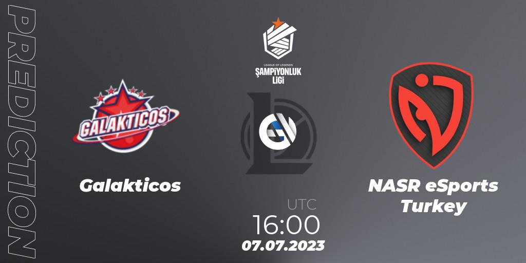 Pronóstico Galakticos - NASR eSports Turkey. 07.07.2023 at 16:00, LoL, TCL Summer 2023 - Group Stage