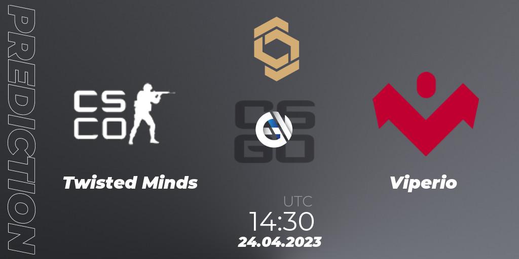 Pronóstico Twisted Minds - Viperio. 24.04.23, CS2 (CS:GO), CCT South Europe Series #4