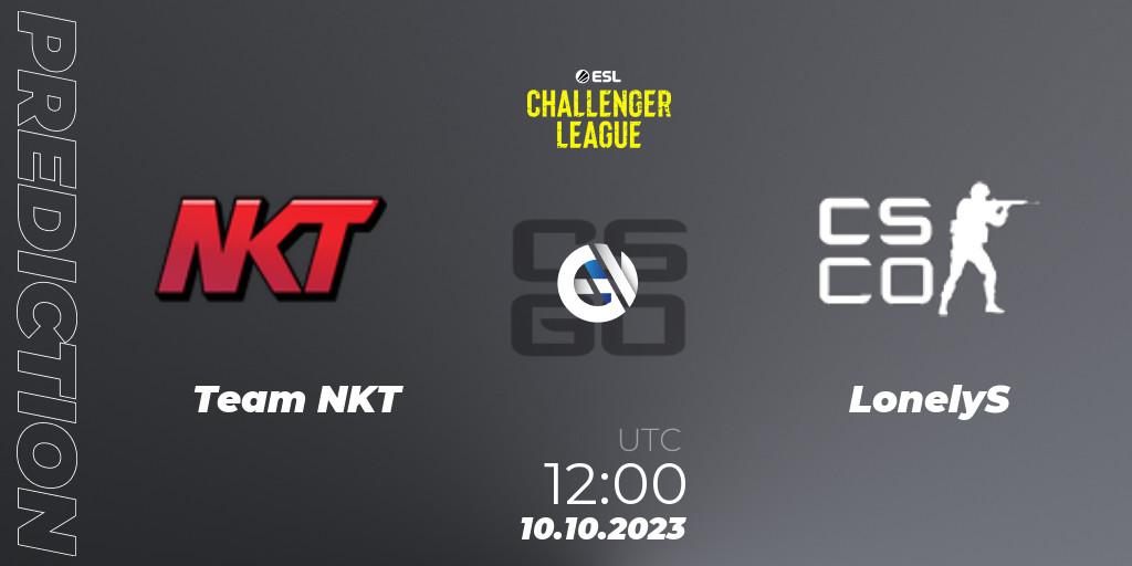 Pronóstico Team NKT - LonelyS. 10.10.23, CS2 (CS:GO), ESL Challenger League Season 46: Asia-Pacific