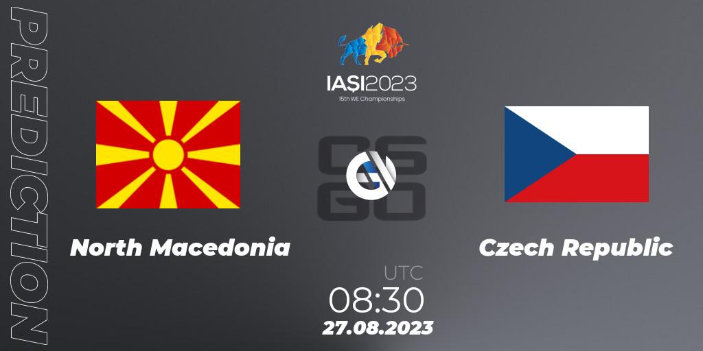 Pronóstico North Macedonia - Czech Republic. 27.08.2023 at 12:50, Counter-Strike (CS2), IESF World Esports Championship 2023