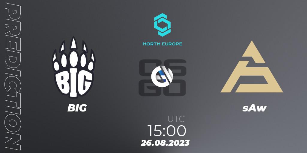 Pronóstico BIG - sAw. 26.08.2023 at 16:00, Counter-Strike (CS2), CCT North Europe Series #7
