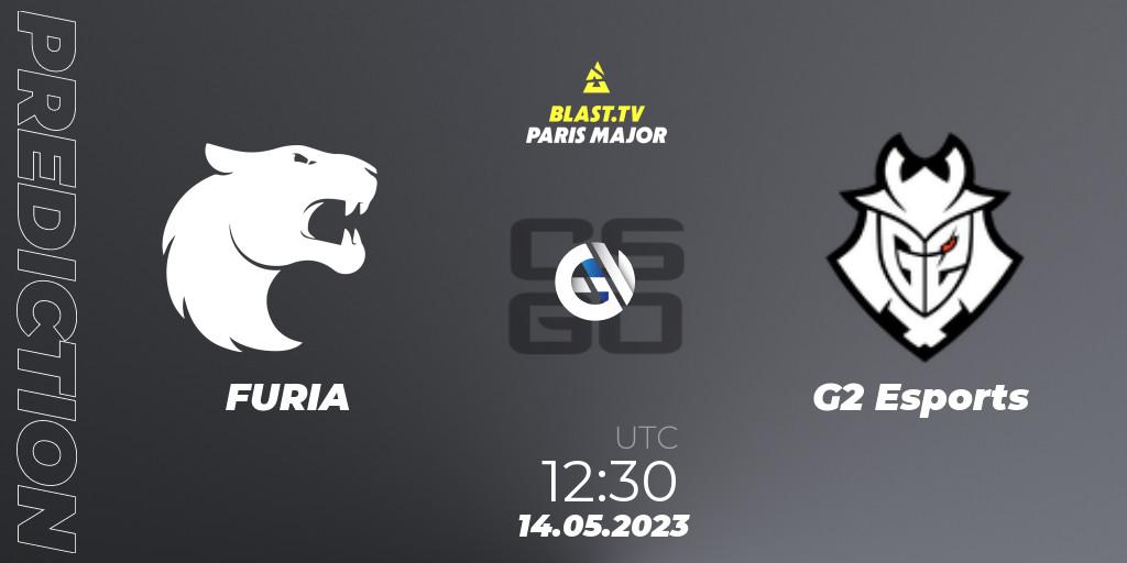 Pronóstico FURIA - G2 Esports. 14.05.2023 at 16:00, Counter-Strike (CS2), BLAST Paris Major 2023