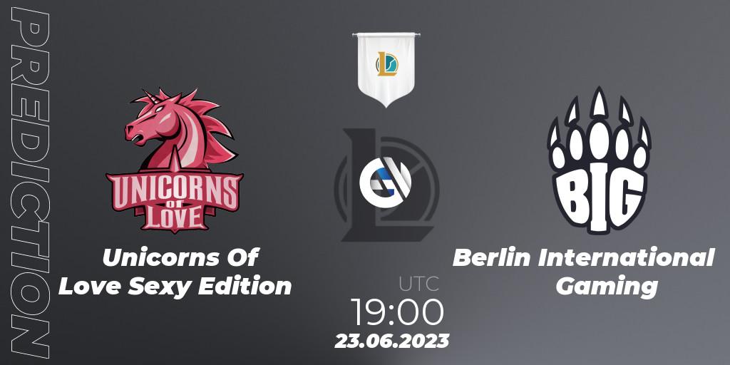 Pronóstico Unicorns Of Love Sexy Edition - Berlin International Gaming. 23.06.23, LoL, Prime League Summer 2023 - Group Stage