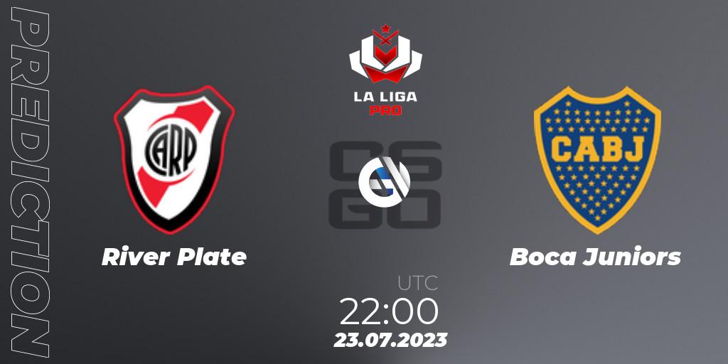 Pronóstico River Plate - Boca Juniors. 23.07.2023 at 22:00, Counter-Strike (CS2), La Liga 2023: Pro Division