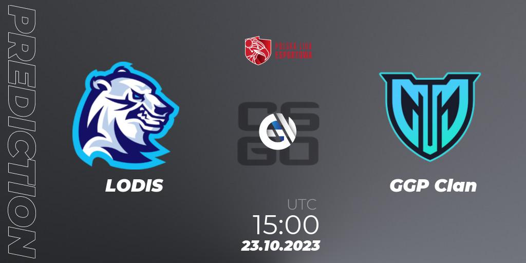 Pronóstico LODIS - GGP Clan. 23.10.2023 at 15:00, Counter-Strike (CS2), Polska Liga Esportowa 2023: Split #3