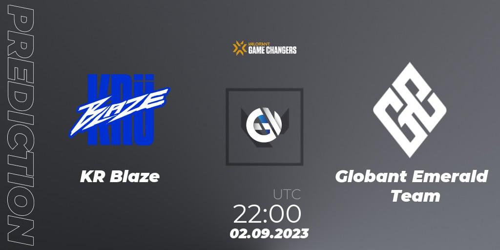 Pronóstico KRÜ Blaze - Globant Emerald Team. 02.09.2023 at 22:00, VALORANT, VCT 2023: Game Changers LAS - Playoffs