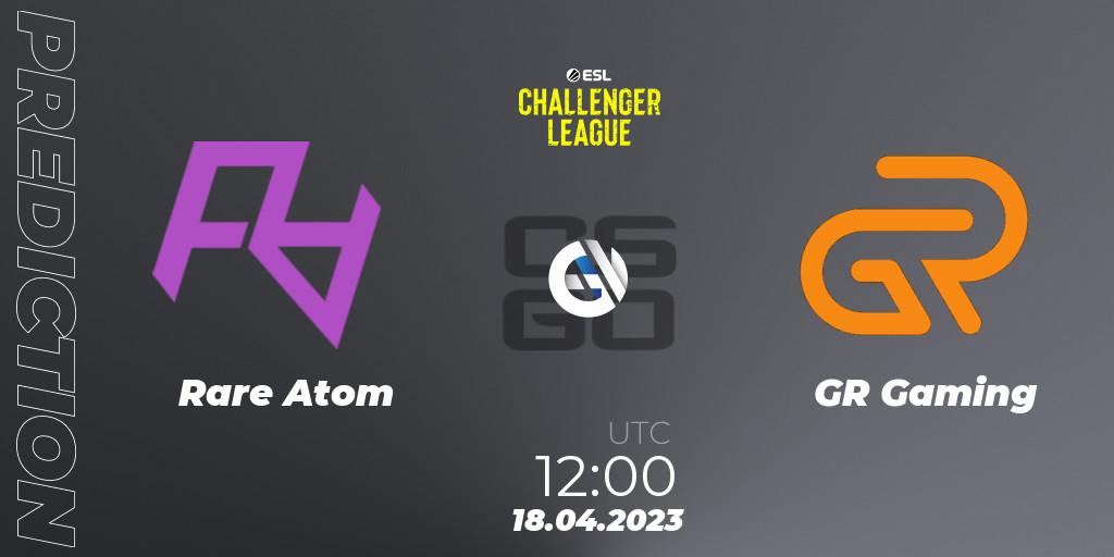 Pronóstico Rare Atom - GR Gaming. 18.04.2023 at 12:00, Counter-Strike (CS2), ESL Challenger League Season 45: Asia-Pacific