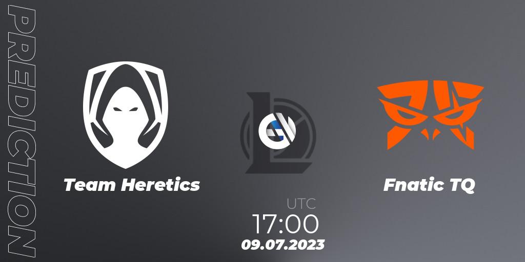 Pronóstico Los Heretics - Fnatic TQ. 09.07.2023 at 19:00, LoL, Superliga Summer 2023 - Group Stage