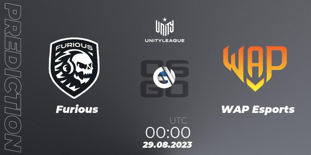 Pronóstico Furious - WAP Esports. 29.08.2023 at 01:00, Counter-Strike (CS2), LVP Unity League Argentina 2023