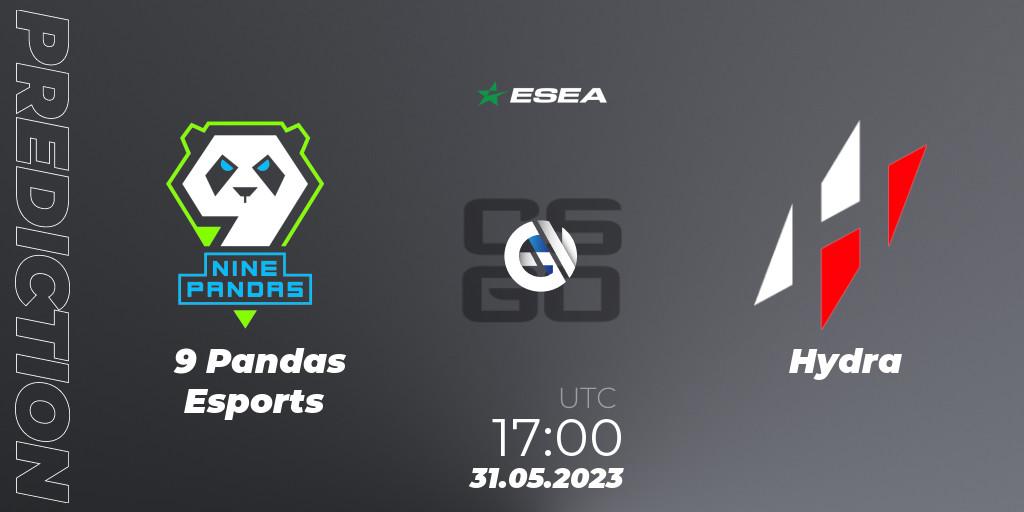 Pronóstico 9 Pandas Esports - Hydra. 31.05.2023 at 17:00, Counter-Strike (CS2), ESEA Advanced Season 45 Europe