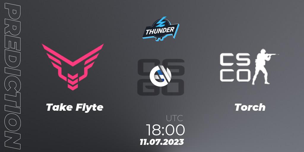 Pronóstico Take Flyte - Torch. 11.07.2023 at 18:00, Counter-Strike (CS2), Thunderpick World Championship 2023: North American Qualifier #1