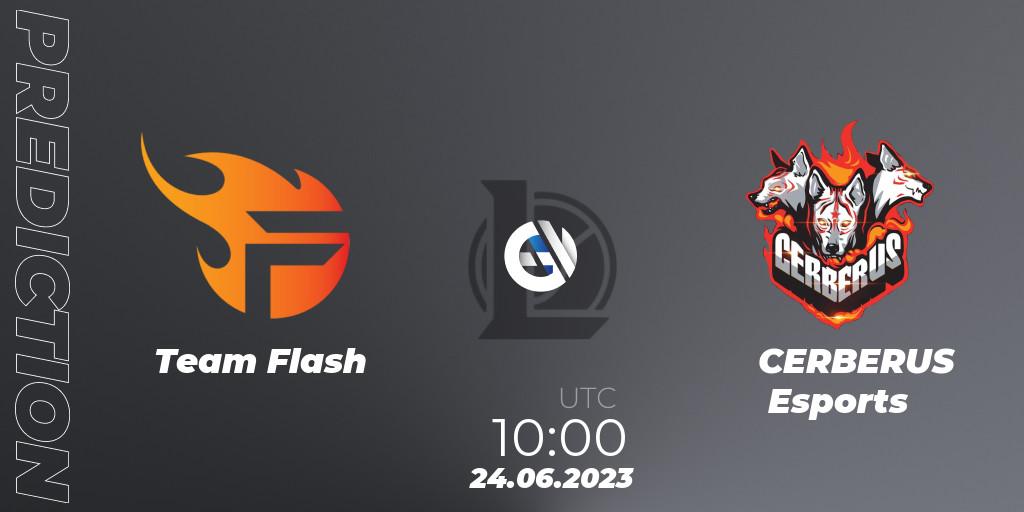Pronóstico Team Flash - CERBERUS Esports. 24.06.2023 at 11:00, LoL, VCS Dusk 2023