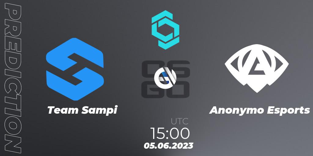Pronóstico Team Sampi - Anonymo Esports. 05.06.23, CS2 (CS:GO), CCT North Europe Series 5