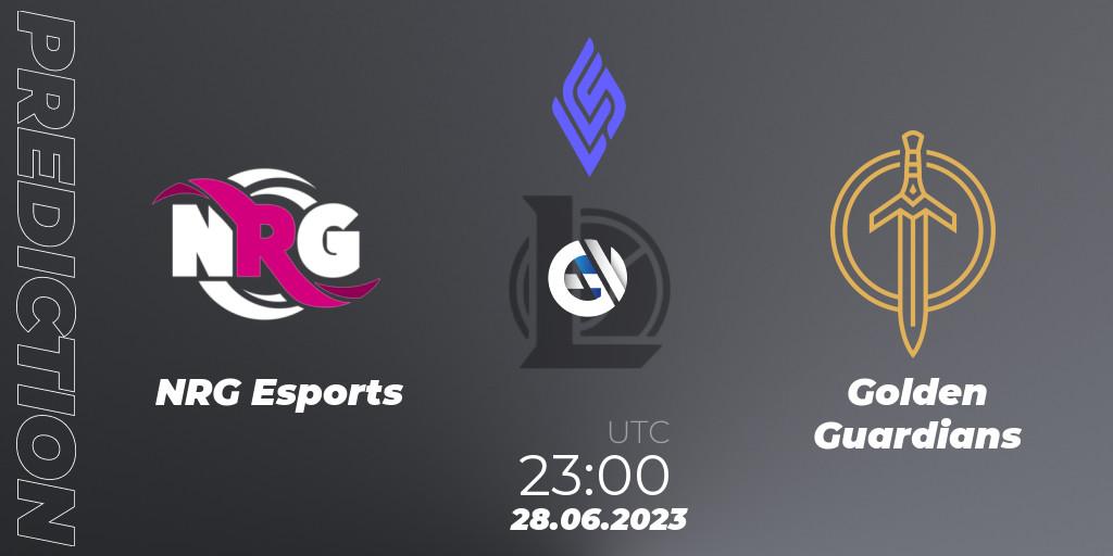 Pronóstico NRG Esports - Golden Guardians. 28.06.23, LoL, LCS Summer 2023 - Group Stage