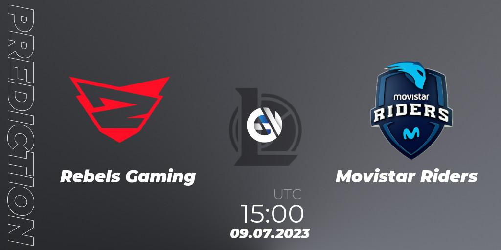 Pronóstico Rebels Gaming - Movistar Riders. 09.07.2023 at 16:30, LoL, Superliga Summer 2023 - Group Stage