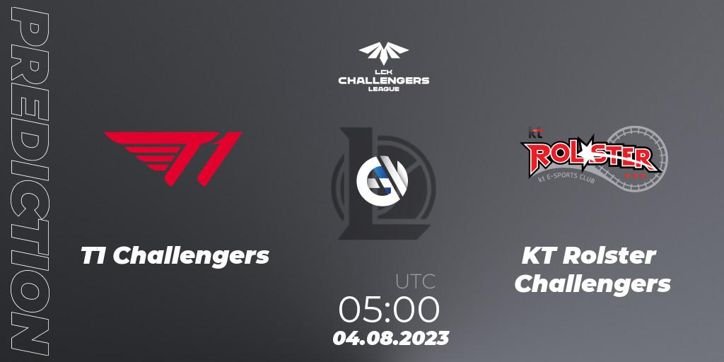 Pronóstico T1 Challengers - KT Rolster Challengers. 04.08.23, LoL, LCK Challengers League 2023 Summer - Group Stage