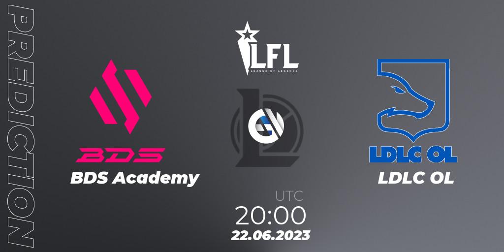 Pronóstico BDS Academy - LDLC OL. 22.06.2023 at 20:00, LoL, LFL Summer 2023 - Group Stage