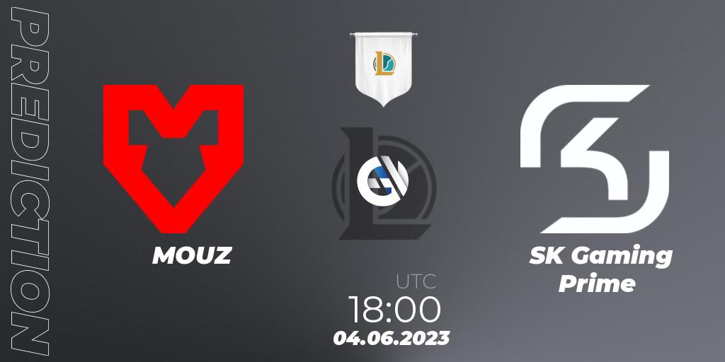 Pronóstico MOUZ - SK Gaming Prime. 04.06.23, LoL, Prime League Summer 2023 - Group Stage