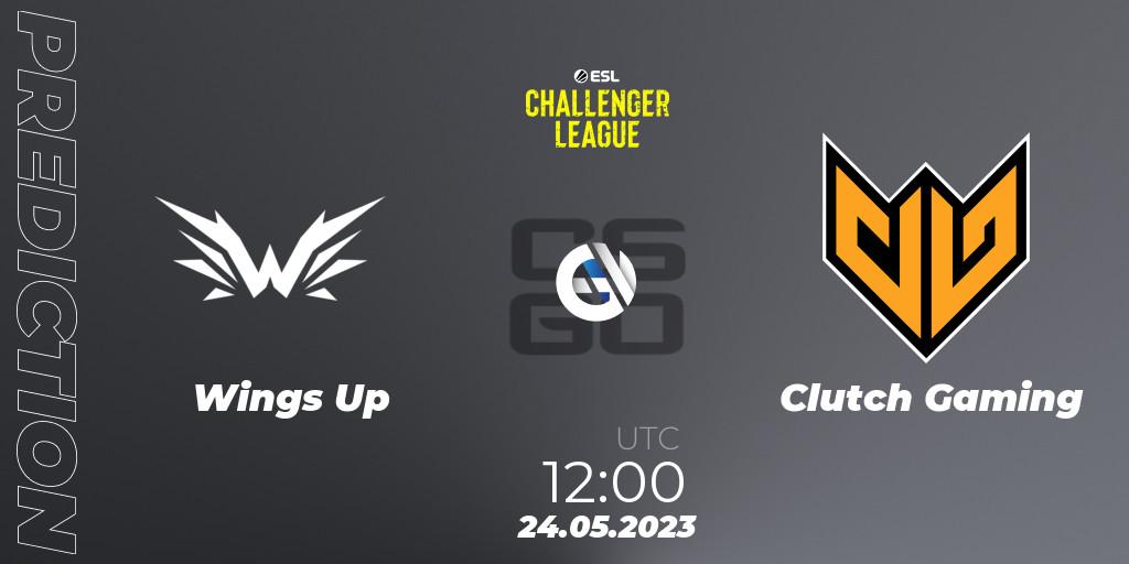 Pronóstico Wings Up - Clutch Gaming. 24.05.2023 at 12:00, Counter-Strike (CS2), ESL Challenger League Season 45: Asia-Pacific