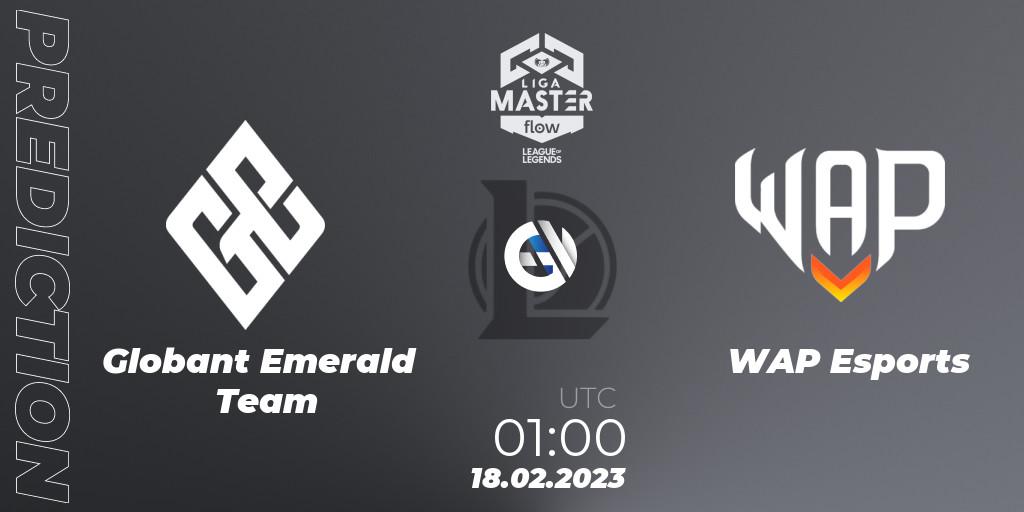 Pronóstico Globant Emerald Team - WAP Esports. 18.02.2023 at 01:15, LoL, Liga Master Opening 2023 - Group Stage
