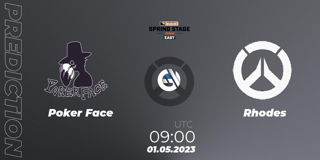 Pronóstico Poker Face - Rhodes. 01.05.2023 at 09:00, Overwatch, Overwatch League 2023 - Spring Stage Opens