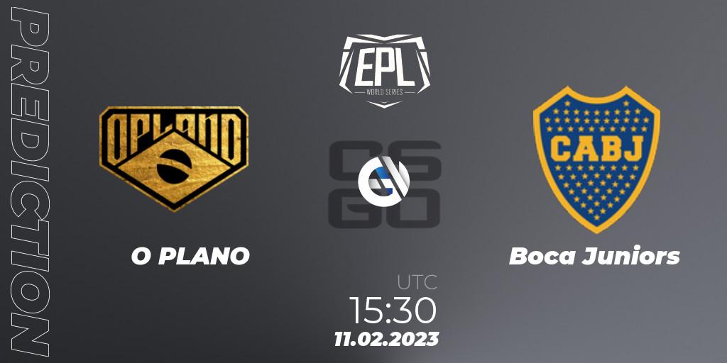 Pronóstico O PLANO - Boca Juniors. 11.02.2023 at 15:30, Counter-Strike (CS2), EPL World Series: Americas Season 2