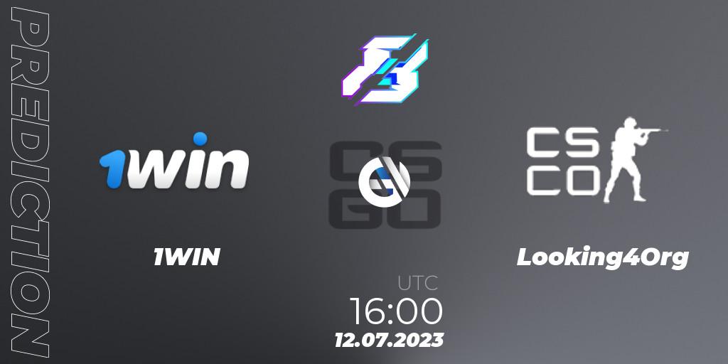 Pronóstico 1WIN - Looking4Org. 12.07.23, CS2 (CS:GO), Gamers8 2023 Europe Open Qualifier 2