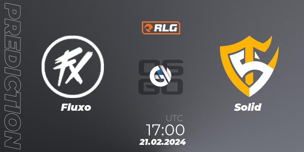 Pronóstico Fluxo - Solid. 21.02.2024 at 17:00, Counter-Strike (CS2), RES Latin American Series #1