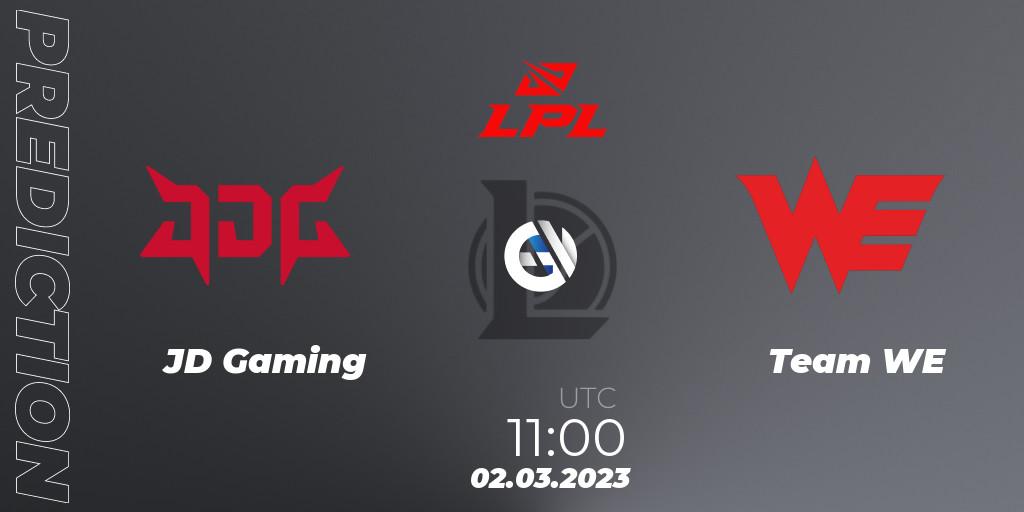 Pronóstico JD Gaming - Team WE. 02.03.2023 at 12:00, LoL, LPL Spring 2023 - Group Stage