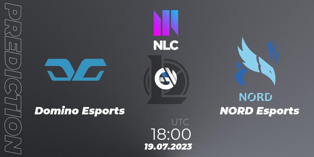 Pronóstico Domino Esports - NORD Esports. 19.07.2023 at 18:00, LoL, NLC Summer 2023 - Group Stage