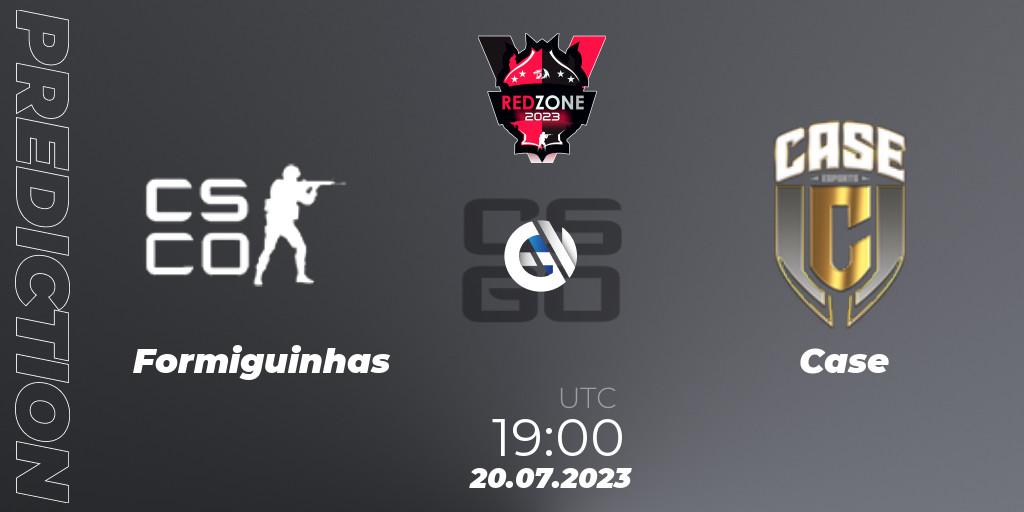 Pronóstico Formiguinhas - Case. 20.07.2023 at 19:00, Counter-Strike (CS2), RedZone PRO League Season 5