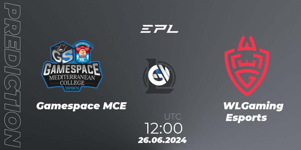Pronóstico Gamespace MCE - WLGaming Esports. 26.06.2024 at 12:00, LoL, European Pro League: Season 2