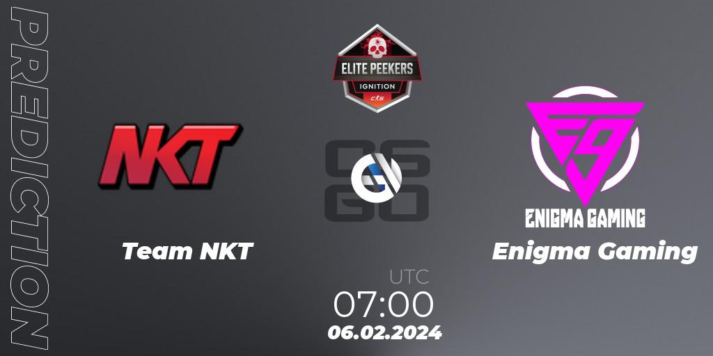 Pronóstico Team NKT - Enigma Gaming. 06.02.2024 at 07:00, Counter-Strike (CS2), Elite Peekers Ignition