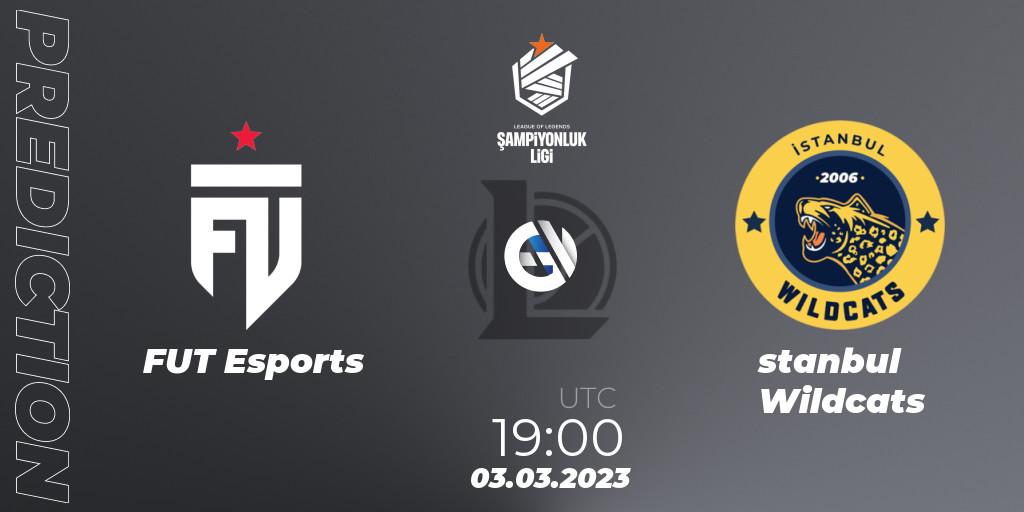Pronóstico FUT Esports - İstanbul Wildcats. 03.03.2023 at 19:00, LoL, TCL Winter 2023 - Group Stage
