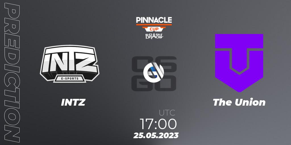 Pronóstico INTZ - The Union. 25.05.2023 at 17:45, Counter-Strike (CS2), Pinnacle Brazil Cup 1