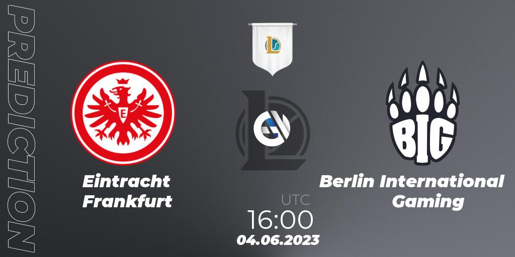 Pronóstico Eintracht Frankfurt - Berlin International Gaming. 04.06.23, LoL, Prime League Summer 2023 - Group Stage