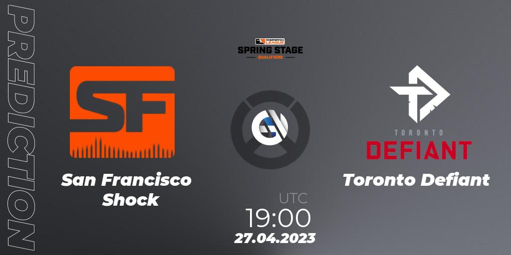 Pronóstico San Francisco Shock - Toronto Defiant. 27.04.2023 at 19:00, Overwatch, OWL Stage Qualifiers Spring 2023 West