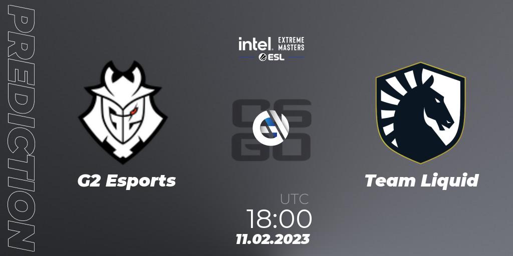 Pronóstico G2 Esports - Team Liquid. 11.02.23, CS2 (CS:GO), IEM Katowice 2023