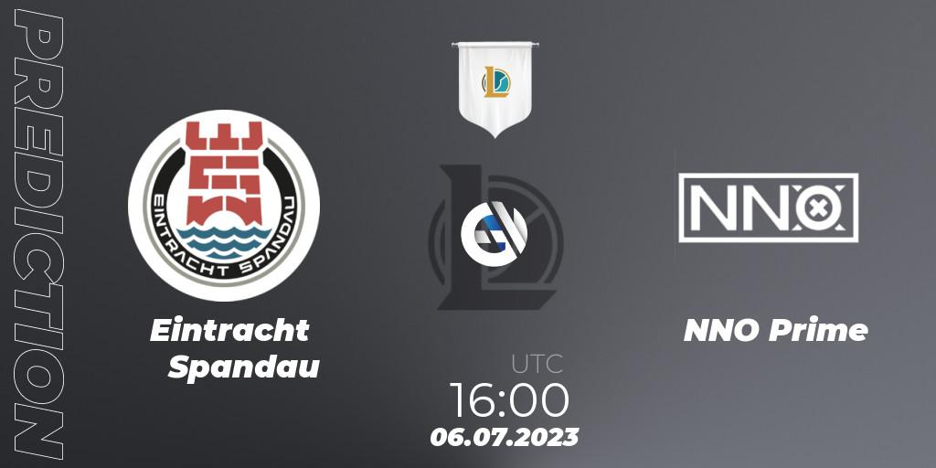 Pronóstico Eintracht Spandau - NNO Prime. 06.07.23, LoL, Prime League Summer 2023 - Group Stage