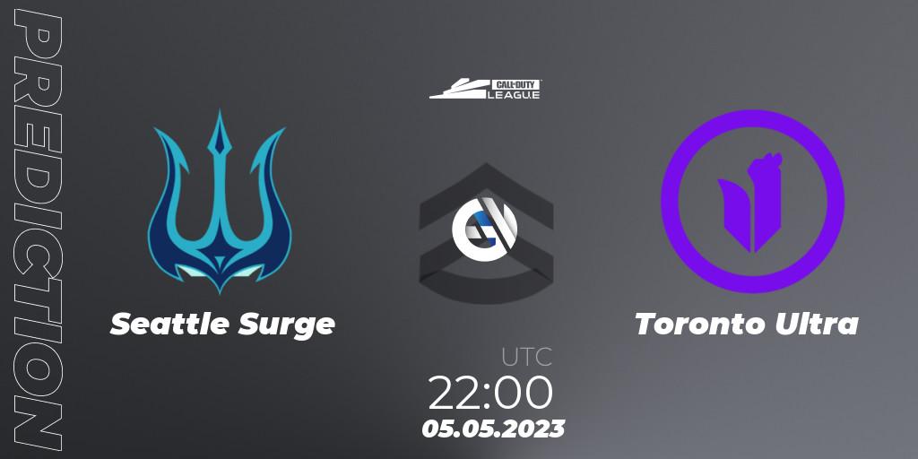 Pronóstico Seattle Surge - Toronto Ultra. 05.05.2023 at 22:00, Call of Duty, Call of Duty League 2023: Stage 5 Major Qualifiers