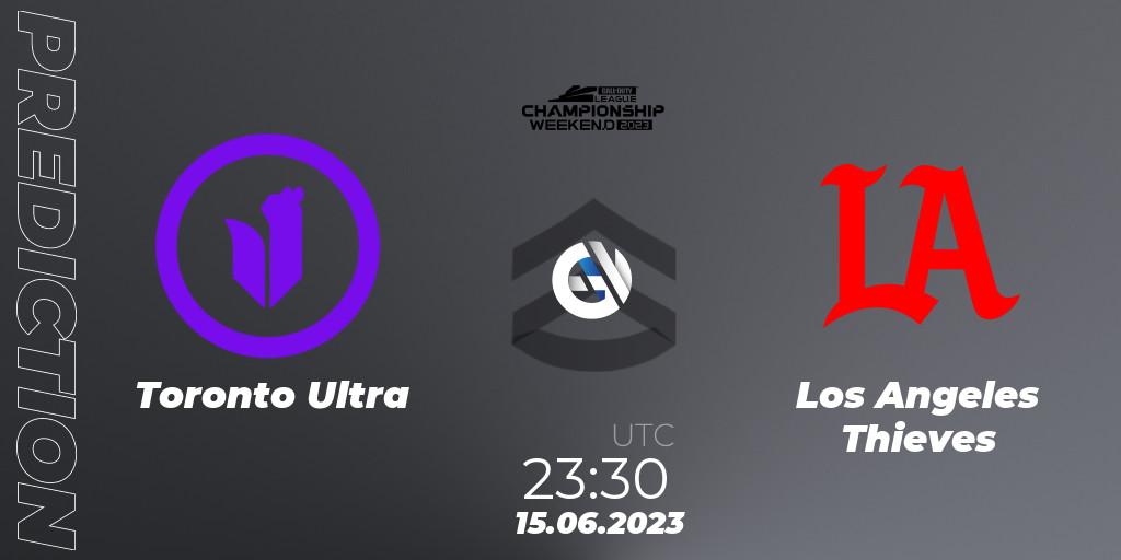 Pronóstico Toronto Ultra - Los Angeles Thieves. 15.06.2023 at 23:30, Call of Duty, Call of Duty League Championship 2023