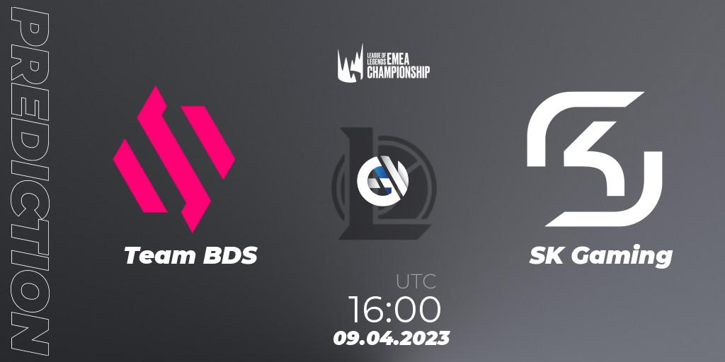 Pronóstico Team BDS - SK Gaming. 09.04.2023 at 16:00, LoL, LEC Spring 2023 - Group Stage