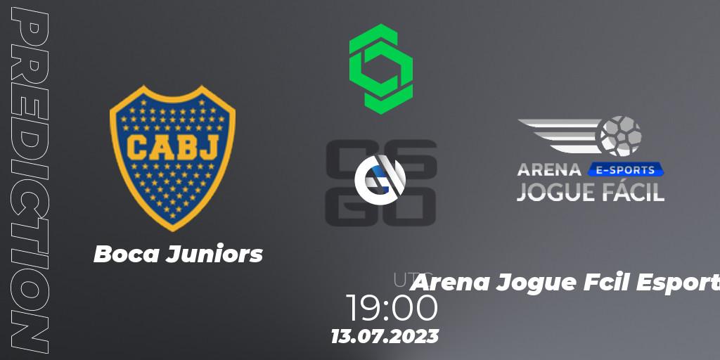 Pronóstico Boca Juniors - Arena Jogue Fácil Esports. 13.07.2023 at 19:30, Counter-Strike (CS2), CCT South America Series #8