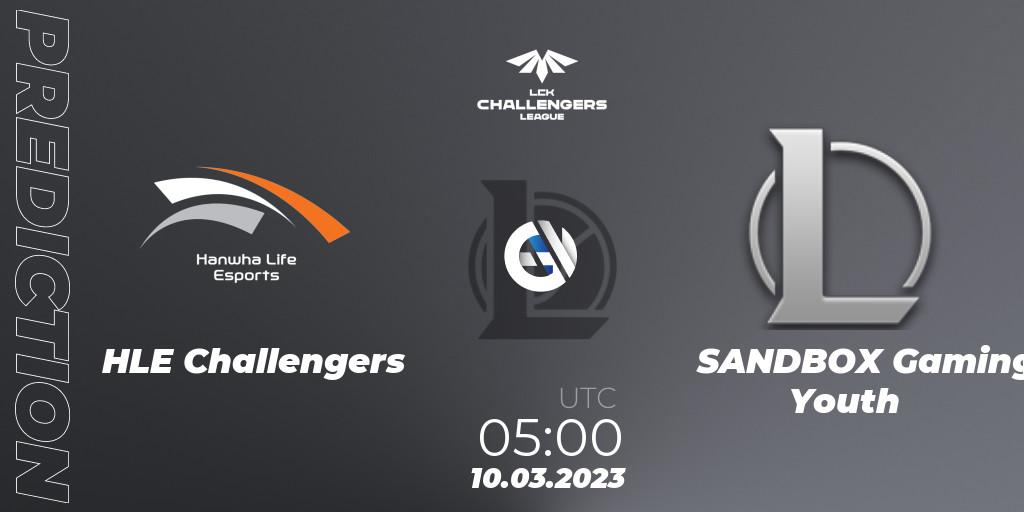 Pronóstico Hanwha Life Challengers - SANDBOX Gaming Youth. 10.03.2023 at 05:00, LoL, LCK Challengers League 2023 Spring