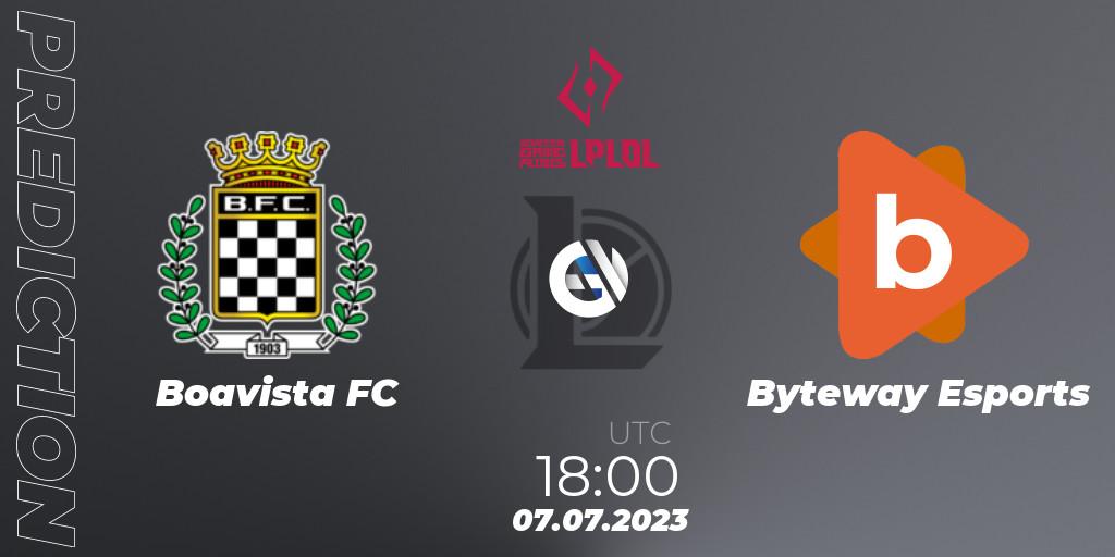 Pronóstico Boavista FC - Byteway Esports. 15.06.2023 at 18:00, LoL, LPLOL Split 2 2023 - Group Stage